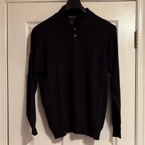 Joseph A Black Classic Polo Top Italy